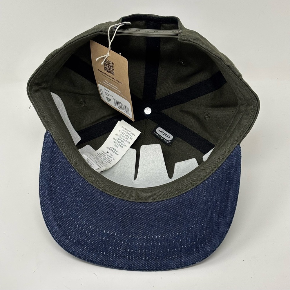 NWT PATAGONIA RANGE CAP GREEN BLUE SNAPBACK OSFA - Picture 10 of 13